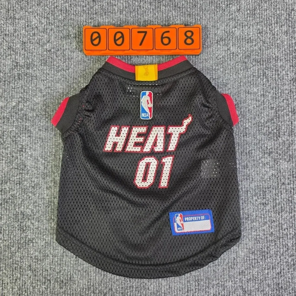 NBA Miami Heat Jersey Dog / Cat Vest. Size Small